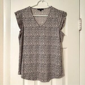 Adrianna Papell dressy business top blouse, size S